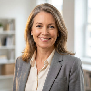 Sarah Coleman, indiquée comme directrice financière chez Comète Fondange, en photo de profil